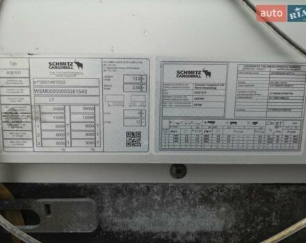 Сірий Шмітц Каргобулл SCB S3T, об'ємом двигуна 0 л та пробігом 200 тис. км за 25494 $, фото 26 на Automoto.ua