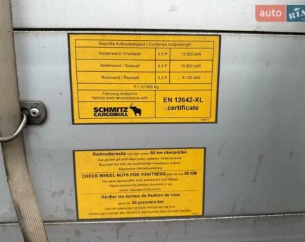 Серый Шмитц Каргобулл SCS, объемом двигателя 0 л и пробегом 665 тыс. км за 17900 $, фото 20 на Automoto.ua