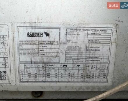 Серый Шмитц Каргобулл SCS, объемом двигателя 0 л и пробегом 665 тыс. км за 17900 $, фото 19 на Automoto.ua