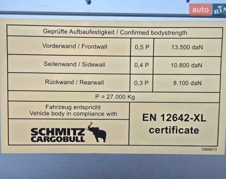 Сірий Шмітц Каргобулл SCS 24/L, об'ємом двигуна 0 л та пробігом 500 тис. км за 16375 $, фото 33 на Automoto.ua