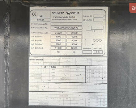Серый Шмитц Каргобулл SKI, объемом двигателя 0 л и пробегом 0 тыс. км за 21999 $, фото 21 на Automoto.ua