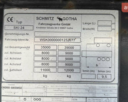 Серый Шмитц Каргобулл SKI, объемом двигателя 0 л и пробегом 0 тыс. км за 21999 $, фото 22 на Automoto.ua