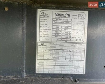 Серый Шмитц Каргобулл SKI, объемом двигателя 0 л и пробегом 0 тыс. км за 32503 $, фото 7 на Automoto.ua