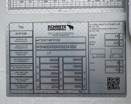 Шмитц Каргобулл SKO, объемом двигателя 0 л и пробегом 200 тыс. км за 44000 $, фото 14 на Automoto.ua