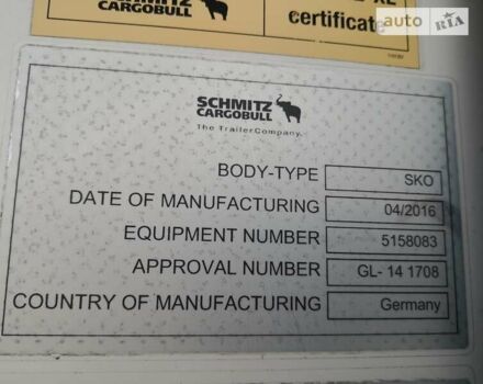 Шмитц Каргобулл SKO 24, объемом двигателя 0 л и пробегом 260 тыс. км за 34000 $, фото 20 на Automoto.ua