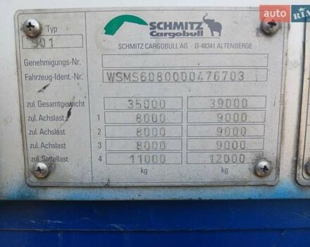 Синий Шмитц Каргобулл SPR 24, объемом двигателя 0 л и пробегом 0 тыс. км за 2777 $, фото 5 на Automoto.ua