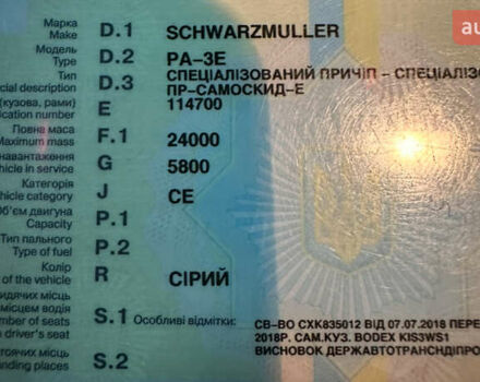 Сірий Шварцмюллер ПА, об'ємом двигуна 0 л та пробігом 0 тис. км за 7300 $, фото 7 на Automoto.ua