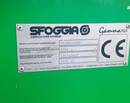 Сфоджия Gamma Plus, объемом двигателя 0 л и пробегом 0 тыс. км за 6800 $, фото 11 на Automoto.ua