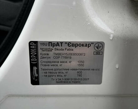 Белый Шкода Фабия, объемом двигателя 1.2 л и пробегом 162 тыс. км за 6000 $, фото 25 на Automoto.ua