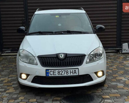 Білий Шкода Фабія, об'ємом двигуна 1.4 л та пробігом 188 тис. км за 7600 $, фото 3 на Automoto.ua