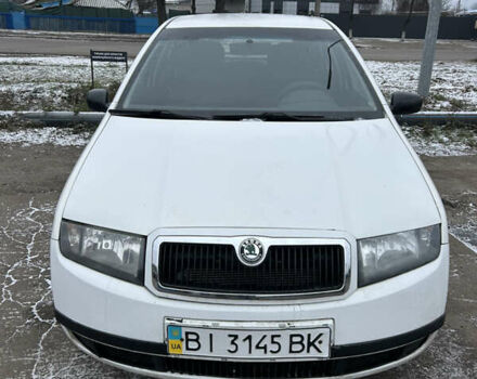 Белый Шкода Фабия, объемом двигателя 1.2 л и пробегом 167 тыс. км за 2500 $, фото 1 на Automoto.ua