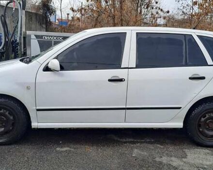 Белый Шкода Фабия, объемом двигателя 1.2 л и пробегом 218 тыс. км за 3950 $, фото 1 на Automoto.ua