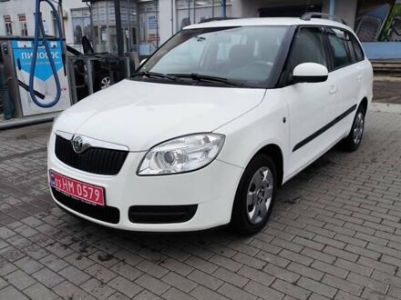 Белый Шкода Фабия, объемом двигателя 1.4 л и пробегом 182 тыс. км за 5500 $, фото 1 на Automoto.ua