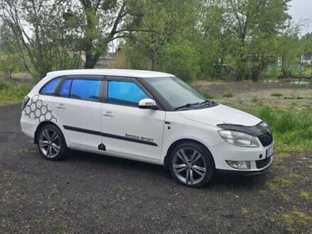 Белый Шкода Фабия, объемом двигателя 1.6 л и пробегом 230 тыс. км за 7500 $, фото 1 на Automoto.ua