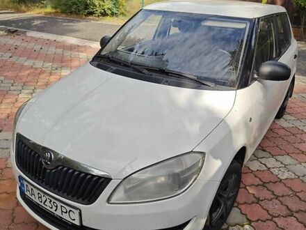 Белый Шкода Фабия, объемом двигателя 1.2 л и пробегом 215 тыс. км за 4600 $, фото 1 на Automoto.ua