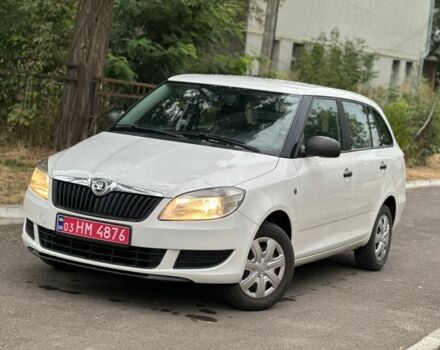 Білий Шкода Фабія, об'ємом двигуна 1.4 л та пробігом 223 тис. км за 5950 $, фото 1 на Automoto.ua
