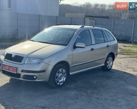 Бежевий Шкода Фабія, об'ємом двигуна 1.4 л та пробігом 211 тис. км за 4700 $, фото 3 на Automoto.ua
