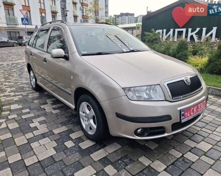 Бежевый Шкода Фабия, объемом двигателя 1.4 л и пробегом 163 тыс. км за 5499 $, фото 12 на Automoto.ua