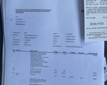 Черный Шкода Фабия, объемом двигателя 1.4 л и пробегом 217 тыс. км за 5999 $, фото 47 на Automoto.ua