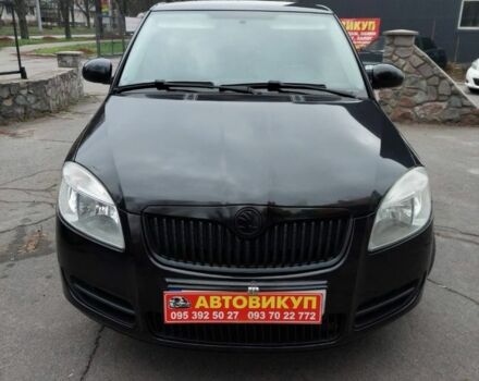 Черный Шкода Фабия, объемом двигателя 1.2 л и пробегом 195 тыс. км за 4200 $, фото 1 на Automoto.ua