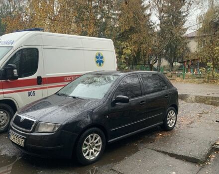 Черный Шкода Фабия, объемом двигателя 1.4 л и пробегом 210 тыс. км за 1600 $, фото 3 на Automoto.ua