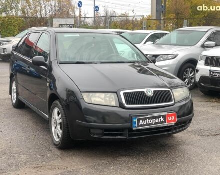 Черный Шкода Фабия, объемом двигателя 1.4 л и пробегом 308 тыс. км за 3390 $, фото 2 на Automoto.ua
