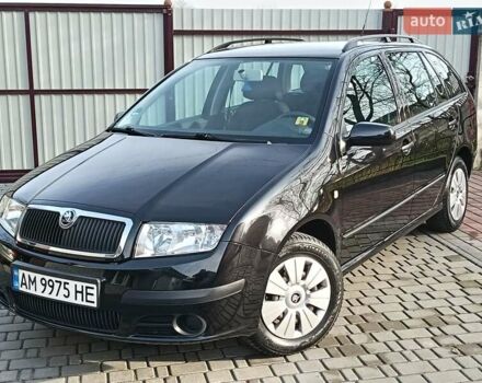 Черный Шкода Фабия, объемом двигателя 1.4 л и пробегом 225 тыс. км за 4800 $, фото 17 на Automoto.ua