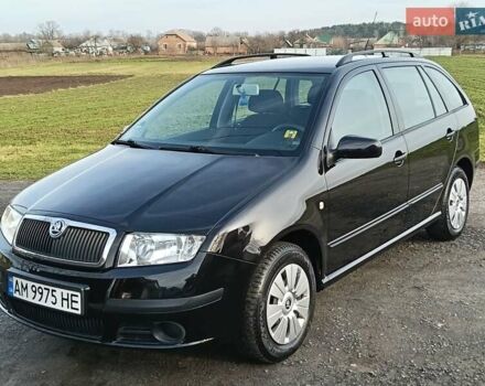 Черный Шкода Фабия, объемом двигателя 1.4 л и пробегом 225 тыс. км за 4800 $, фото 14 на Automoto.ua
