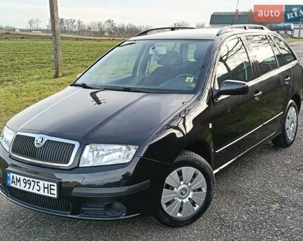 Черный Шкода Фабия, объемом двигателя 1.4 л и пробегом 225 тыс. км за 4800 $, фото 13 на Automoto.ua