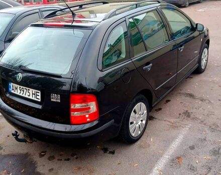 Чорний Шкода Фабія, об'ємом двигуна 1.4 л та пробігом 224 тис. км за 4500 $, фото 6 на Automoto.ua