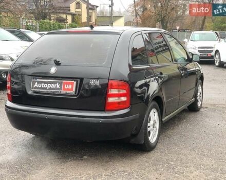 Черный Шкода Фабия, объемом двигателя 1.4 л и пробегом 308 тыс. км за 3390 $, фото 4 на Automoto.ua