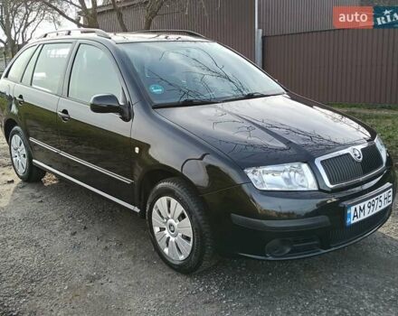Черный Шкода Фабия, объемом двигателя 1.4 л и пробегом 225 тыс. км за 4800 $, фото 19 на Automoto.ua