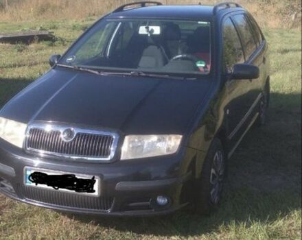 Черный Шкода Фабия, объемом двигателя 1.4 л и пробегом 208 тыс. км за 4000 $, фото 1 на Automoto.ua