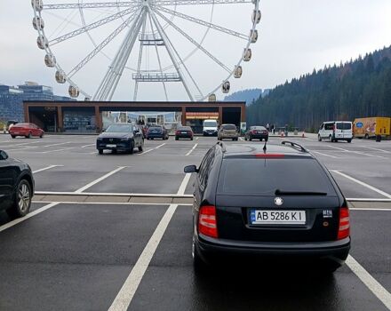 Черный Шкода Фабия, объемом двигателя 1.4 л и пробегом 247 тыс. км за 6000 $, фото 2 на Automoto.ua