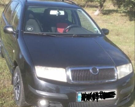 Черный Шкода Фабия, объемом двигателя 1.4 л и пробегом 208 тыс. км за 4000 $, фото 3 на Automoto.ua