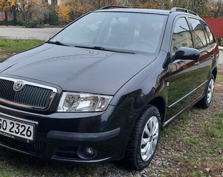 Черный Шкода Фабия, объемом двигателя 1.39 л и пробегом 168 тыс. км за 4600 $, фото 2 на Automoto.ua