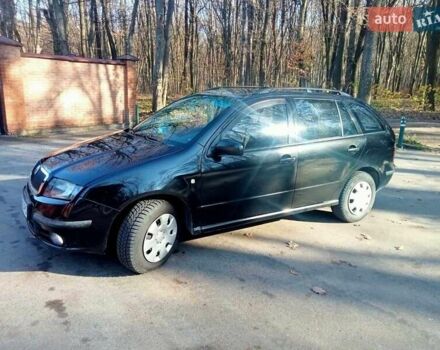 Черный Шкода Фабия, объемом двигателя 1.2 л и пробегом 207 тыс. км за 3100 $, фото 1 на Automoto.ua