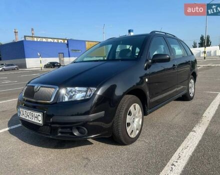 Черный Шкода Фабия, объемом двигателя 1.39 л и пробегом 267 тыс. км за 4000 $, фото 3 на Automoto.ua