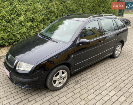 Черный Шкода Фабия, объемом двигателя 1.4 л и пробегом 246 тыс. км за 4399 $, фото 12 на Automoto.ua