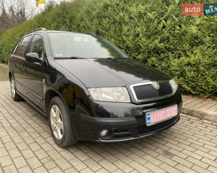 Черный Шкода Фабия, объемом двигателя 1.4 л и пробегом 246 тыс. км за 4399 $, фото 4 на Automoto.ua
