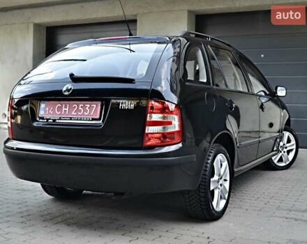 Черный Шкода Фабия, объемом двигателя 1.4 л и пробегом 170 тыс. км за 5050 $, фото 6 на Automoto.ua