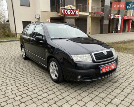 Черный Шкода Фабия, объемом двигателя 1.4 л и пробегом 171 тыс. км за 5350 $, фото 6 на Automoto.ua