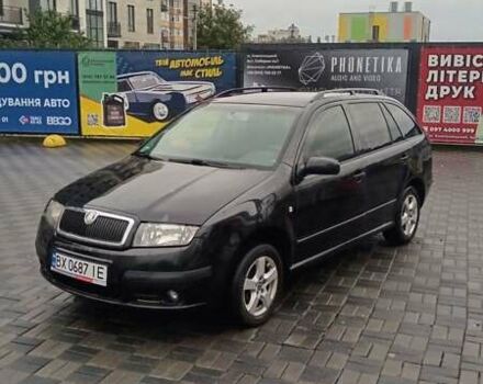 Черный Шкода Фабия, объемом двигателя 1.42 л и пробегом 385 тыс. км за 3500 $, фото 1 на Automoto.ua