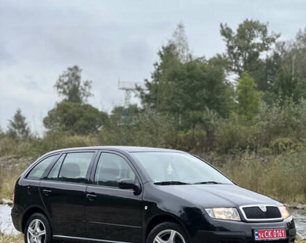 Черный Шкода Фабия, объемом двигателя 1.4 л и пробегом 220 тыс. км за 4450 $, фото 3 на Automoto.ua