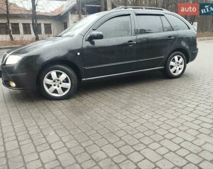 Черный Шкода Фабия, объемом двигателя 1.9 л и пробегом 315 тыс. км за 5090 $, фото 9 на Automoto.ua