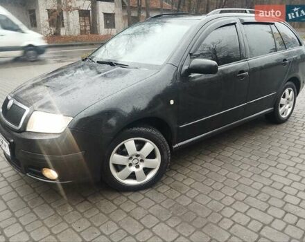 Черный Шкода Фабия, объемом двигателя 1.9 л и пробегом 315 тыс. км за 4890 $, фото 8 на Automoto.ua