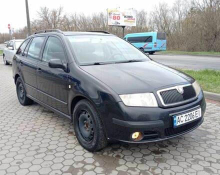 Чорний Шкода Фабія, об'ємом двигуна 2 л та пробігом 386 тис. км за 4994 $, фото 1 на Automoto.ua