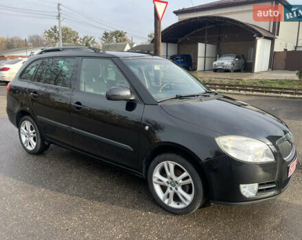 Черный Шкода Фабия, объемом двигателя 1.6 л и пробегом 169 тыс. км за 6350 $, фото 1 на Automoto.ua
