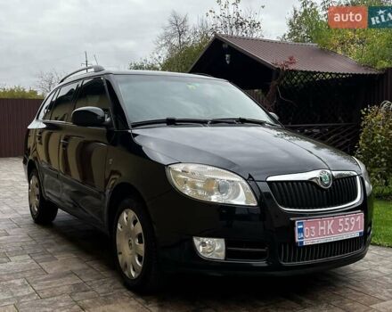 Черный Шкода Фабия, объемом двигателя 1.6 л и пробегом 216 тыс. км за 5900 $, фото 11 на Automoto.ua