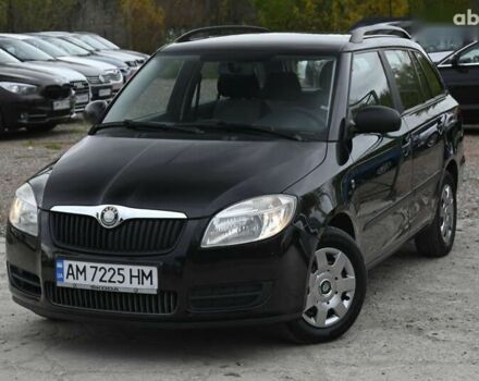 Черный Шкода Фабия, объемом двигателя 1.4 л и пробегом 205 тыс. км за 5600 $, фото 10 на Automoto.ua